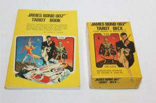 Vintage James Bond 007 Tarot Deck 78 Cards Complete Instructions & Booklet 1973