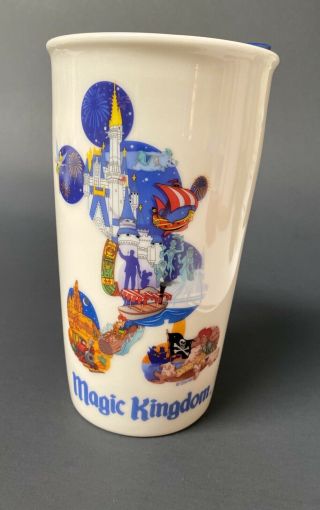 Disney 2017 Starbucks Magic Kingdom Mickey Mouse Ceramic Travel Tumbler Mug