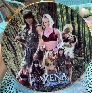 Xena Warrior Princess Collectible Plate - " Two Women,  One Journey " - 90s Vintage