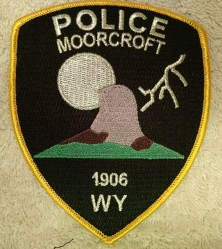 Moorcroft,  Wyoming Police Patch