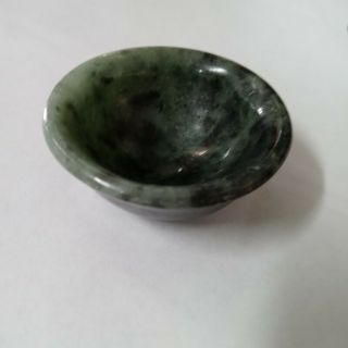 55mm Carved Jade Cub Small Bowl 100 Real Natural Burmese Jadeite Burma Jade