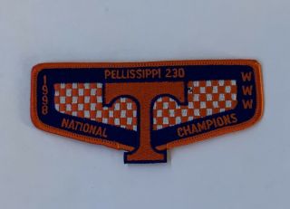 Oa Pellissippi Lodge 230 1998 National Champions Flap