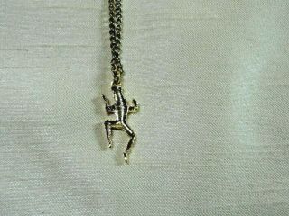 Vintage Girl Scouts Brownies Elf Charm Necklace 3