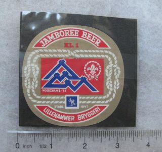 Boy Scout 1975 World Jamboree Nordjamb Norway Jamboree Beer Paper Item