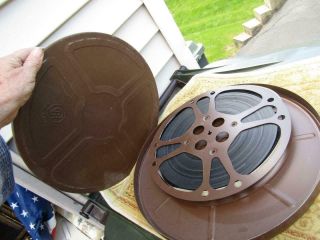 Color 16mm Home Movies On The Lake 12” Reel Vintage 1