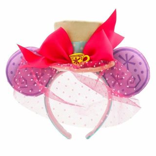 MINNIE MOUSE MAIN ATTRACTION EAR HEADBAND MAD TEA PARTY LE Ships Same Day 2