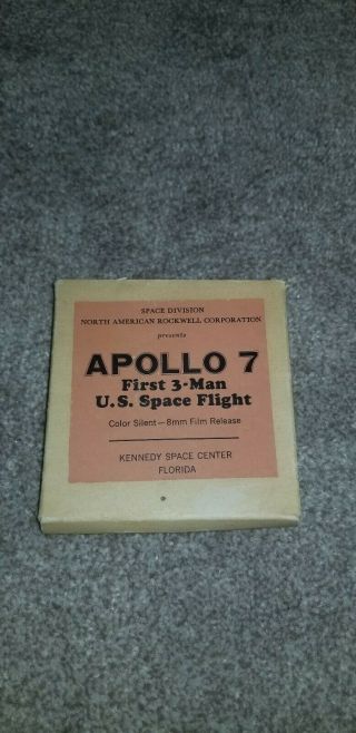 Apollo 7 Space Flights 8mm Film/ Vintage