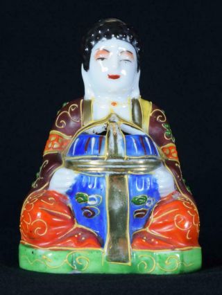 Antique Japanese Noritake Pottery Buddha Censer C1920s