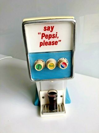Rare Vintage Pepsi Cola Soda Pop Fountain Machine Transistor Radio Japan