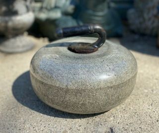 Vintage Granite Curling Stone