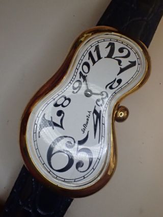Vintage Salvador DALI Melting Time EXAEQUO Softwatch NEEDS - BATTERY 34n912 3