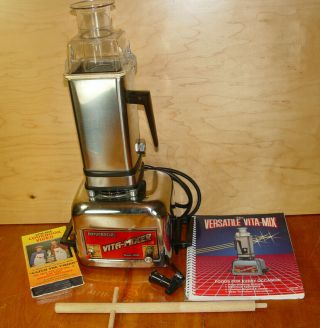 Vintage Vitamix Commercial Vita - Mixer Maxi - 4000 Stainless Steel Blender