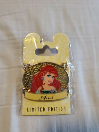 Disney Wdi Princess Plaque Le 300 Pin Ariel Little Mermaid
