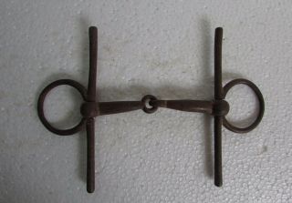 Vintage Rare Old Iron Hand Crafted Unique Shape Horse Bridle Bit Collectible