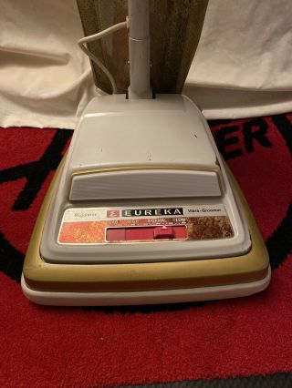 Vintage 1973 Eureka Deluxe Upright Vacuum Cleaner