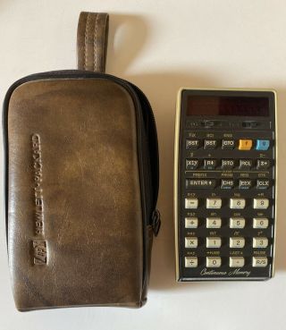 Vintage Hewlett Packard Model 25c Calculator -