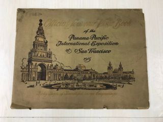Official Souvenir View Book Panama - Pacific Exposition 1915,  Photographs