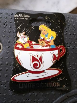 Alice In Wonderland Mad Tea Party Wdi Walt Disney Imagineering Le250 Pin