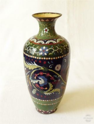 Good Sized Fine Quality Antique 19th Century Japanese CloisonnÉ Vase
