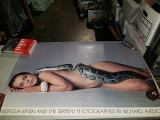 Vintage 1981 Poster 24x36 The Serpent Nastassja Kinski By Richard Avedon