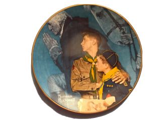 BSA Norman Rockwell 8 1/2 Commemorative Boy Scout Plates 2