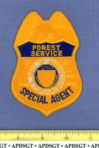 Usfs Special Agent Washington Dc Federal Police Patch Dept Of Agriculture Dnr