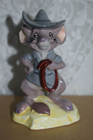 Rare Disney The Rescuers Down Under Ceramic Jake Figurine Japan