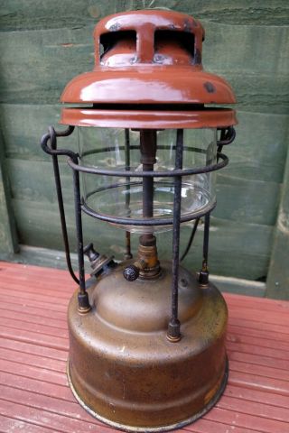 Old Vintage TILLEY X246 Pork Pie Paraffin Lantern Kerosene Lamp.  Primus Radius 2