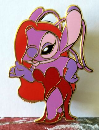 Disney Fantasy Pin Stitch As Jessica Rabbit Le