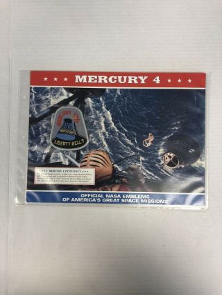 Willabee & Ward Official Nasa Emblems Space Missions Mercury 4