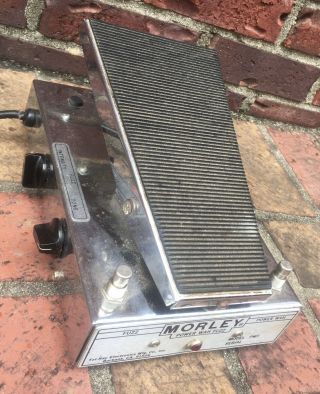 Vintage Morley Power Wah Fuzz Pedal Tel - Ray 1970s - Collectible
