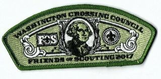 Boy Scout Washington Crossing Council 2017 Friends Of Scouting Fos Csp/sap