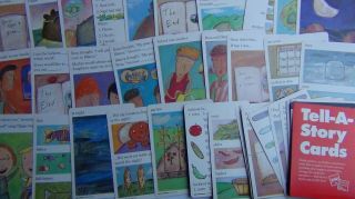 Vintage Tell - A - Story Flash Cards By Scott Foersman 2a.  Priority