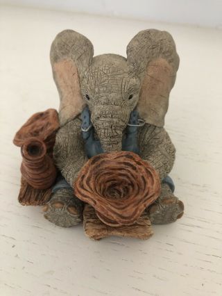 Tuskers Elephant “peter The Potter” Hand Painted