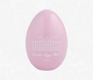 2020 President Donald & Melania Trump White House Easter Egg Roll Pink Egg