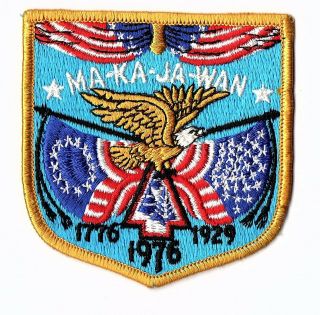 Boy Scout Camp Ma - Ka - Ja - Wan 1976 Bicentennial Patch