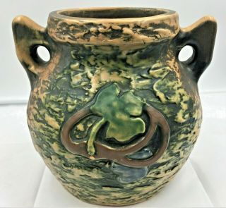 Large Vintage Roseville Pottery Imperial I Arts & Crafts Vase - Ca:1915 - Exc Cond