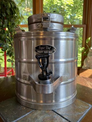 Vintage Chef Insulated Food & Beverage Container 3 Gallon Mil Series 189