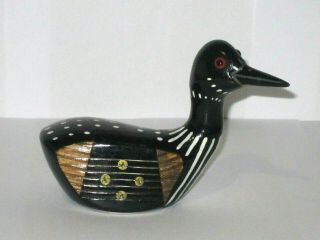 Vintage Shakespeare Golf Club Driver Head Carved Wood Duck Decoy Paperweight