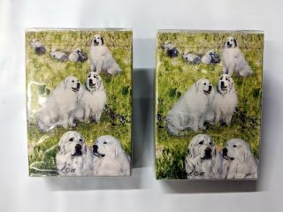 Great Pyrenees Playing Cards - Set Of 2 Decks - By Ruth Maystead