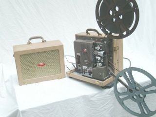 Vintage Kodak Pageant 8k5 Film Projector With Speaker - Gorgeous