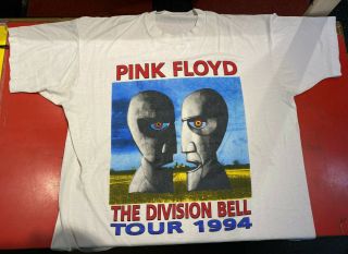 Vtg Pink Floyd The Division Bell 1994 Tour Concert Shirt Xl