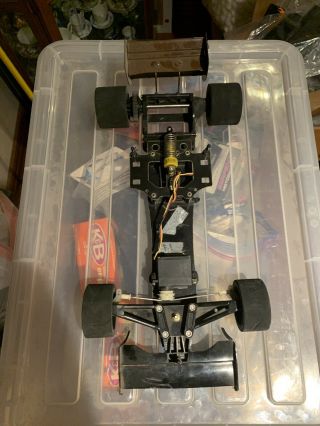 Vintage Tamiya F1 Formula 1 Rc Race Car Roller,  Chassis Upgraded Carbon Fiber