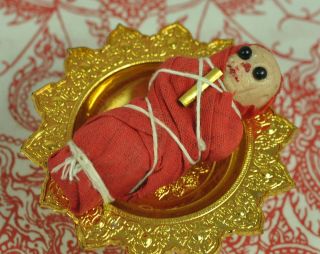 Shroud Mummy Skull Skeleton Voodoo Doll Thai Gambling Wealth Love Sex Amulet