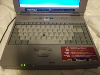 Vintage Toshiba Satellite 4005cdt Windows 98 Laptop