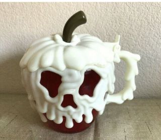 Disney Parks Snow White Evil Queen Old Hag Red Poison Apple Souvenir Cup Mug