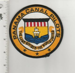 Us Police Patch Panama Canal Zone Panama Canal Pilots 2