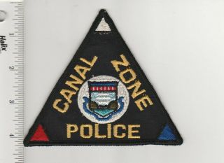 Us Police Patch Panama Canal Zone Police Scrapbook