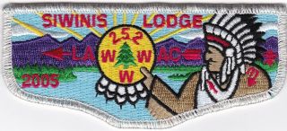 Oa - Lodge 252 Siwinis Flap S - 73 - 2005 Tor $50 Donor - 50 Made