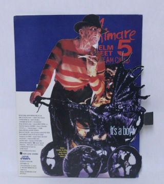 Vintage A Nightmare On Elm Street 5 The Dream Child Video Store Order Display